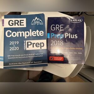 Kaplan GRE Prep Book Set